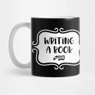 Writing a Book - Vintage Typography Mug